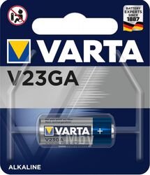 Батарейка алкалиновая VARTA тип V23GA 12V, упаковка 1 шт 4223101401