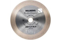 Диск алмазный Hilberg Master Ceramic 200x25x25,4 Толщина реж. кромки 1.4 mm HM505