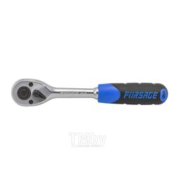 Трещотка реверсивная с резиновой ручкой 1/4"(L-150мм, 72зуб) Forsage F-80222 Premium(15815к)