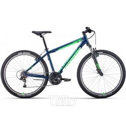 Велосипед Forward Apache 27.5 1.0 Classic / RBK22FW27920 (17, синий/ярко-зеленый)