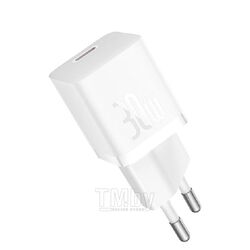 Сетевое зарядное устройство Baseus GaN5 Fast Charger(mini) 1C 30W EU White (CCGN070502)