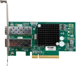 Сетевой PCI Express адаптер D-Link DXE-820S/A1A (PCIe, 2 x SFP+)