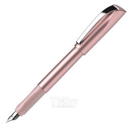 Ручка перьевая М "Ceod Shiny" метал., пудровый розовый, патрон синий Schneider 168609