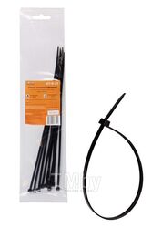 Стяжки (хомуты) кабельные 3,6x250 мм, пластиковые, черные, 10 шт. ACTN23