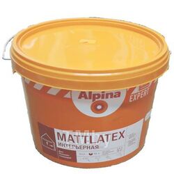 Alpina Expert Mattlatex База 1 белая, 15 л/24,3 кг 948103256