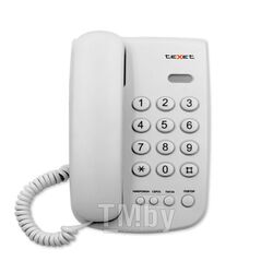 Проводной телефон TeXet TX-241 (светло-серый)