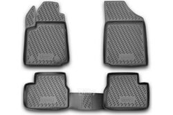 Комплект резиновых автомобильных ковриков в салон CITROEN C3 2002-2009, 4 шт. (полиуретан) ELEMENT CARCRN00009