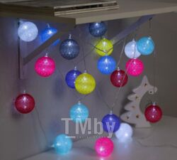 Тайские фонарики Luazon Нить Клубки цветных ниток 3590731 (белый)