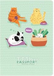 Обложка на паспорт Meshu Meow / MS_47040