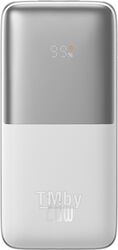 Внешний аккумулятор Baseus Bipow Pro Digital Display Fast Charge Power Bank 10000mAh 20W White (Cable USB to Type-C 3A 0.3m White) Overseas Edition (PPBD040202)