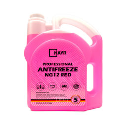 Жидкость охлаждающая "Antifreeze NAVR NG12 RED" 4,2л