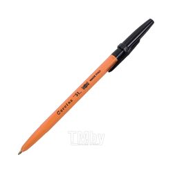 Ручка шариковая 1,0 мм, пласт., глянц., оранжевый/черный, стерж. черный Corvina 40163/01G