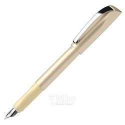Ручка перьевая М "Ceod Shiny" метал., светло-золотой, патрон синий Schneider 168653
