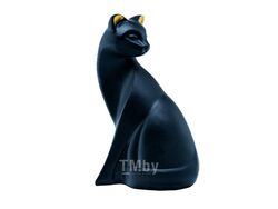 Статуэтка полистоун "чёрная кошка" 7,7x4,3x12,7 см Belbohemia 27978301