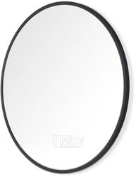 Зеркало настенное круглое в раме 60 см черное Emze COLOR.60.60.CHE