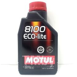 Моторное масло MOTUL 5W30 (1L) 8100 ECO-LITE API SN CFILSAC GF-5GM Dexos1 108212