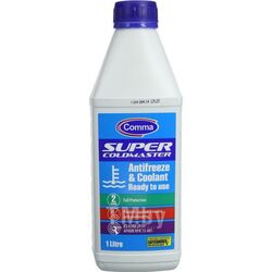 Антифриз концентрат COMMA Super Longlife Red - Antifreeze (1L) красный VW (TL774D) SCC1L