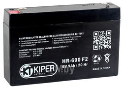 Аккумуляторная батарея Kiper HR-690 F2 6V/9Ah