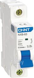Выключатель автоматический Chint NXB-63 1P 16A 6кА C