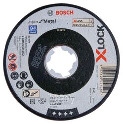 Отрезной круг X-LOCK 115x1.6x22.23мм Expert for Metal, BOSCH