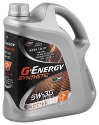 Моторное масло G-Energy Synthetic Active 5W-30 4л API SL/CF