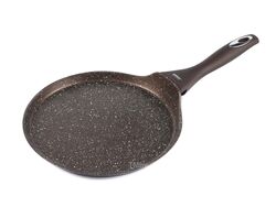 Сковорода-блинница алюминиевая антипригарная с гранитной крошкой "Granite Dark Brown" 24 см Banquet