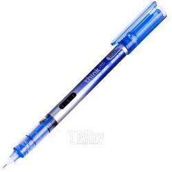 Ручка роллер "Think" 0,5 мм, пласт., синий, стерж. синий Deli