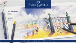 Карандаши цветные "Goldfaber" 36 шт, в металлической упаковке Faber Castell 114736