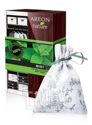 Освежитель воздуха Nature - Bag Premium Mint мешочек в коробке AREON ARE-ANB02