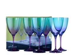 Набор бокалов для вина стеклянных "kate" 6 шт. 400 мл/20 см Crystalex 40796/D5374/400