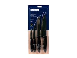 Набор ножей кухонных металлических "plenus" 4 шт. с пластмассовыми ручками Tramontina 23498064