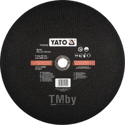 Круг отрезной по металлу 355х3,2х25,4мм Yato YT-61132