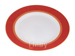 Тарелка обеденная стеклокерамическая, 275 мм, круглая, AMEERAH RED (Амира рэд), DIVA LA OPALA (Sovrana Collection)