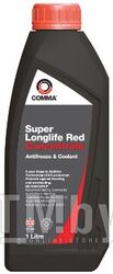 Антифриз концентрат COMMA Super Longlife Red - Antifreeze (1L) красный VW (TL774D) SLA1L