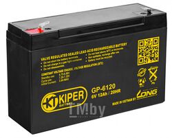 Аккумуляторная батарея Kiper GP-6120 F1 6V/12Ah
