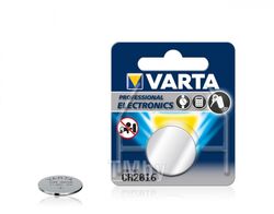 Батарейка литиевая VARTA LITHIUM тип CR2016 3V, упаковка 1 шт 6016101401