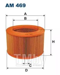 Фильтр воздушный Suzuki Samurai 1.3 (двиг G13A) 1/88->1/90, 1.3i (двиг G13B) 9/88-> FILTRON AM469
