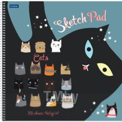 Скетчбук Hatber SketchBook. CATs / 32Т3лAпс-21041