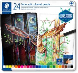 Набор цветных карандашей Staedtler Super Soft 149C M24 (24шт)