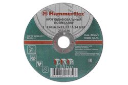 Круг шлифовальный 150 x 6.0 x 22,23 A 24 R BF Hammer Flex 232-026 по металлу цена за 1шт.