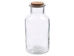 Бутылка для уксуса/масла стеклянная "Парфе" с пробковой крышкой 750 мл (арт. 27732023, код 228324)