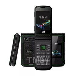 Мобильный телефон BQ Dragon ЧерныйЗеленый (BQ-2822)