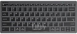 Клавиатура USB slim Multimedia LED A4TECH FSTYLER FX61 grey/white