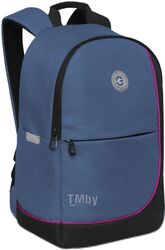Школьный рюкзак Grizzly RD-345-2 (голубой/черный)