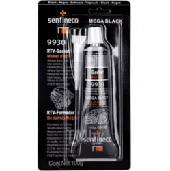 Герметик силиконовый черный RTV -silicone Gasket Maker Black 100гр Senfineco 9930