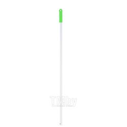 Ручка для МОПа алюминиевая 130см, d=22мм, цв.зеленый Uctem Plas ALS285G