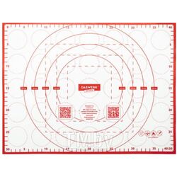 Силиконовый коврик для раскатки/запекания DASWERK 608424 (30x40 см, красный)