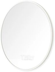 Зеркало настенное круглое в раме 70 см белое Emze COLOR.70.70.BEL