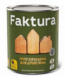 Грунт-пропитка FAKTURA д/древесины бесцв., банка 0,7л