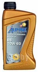 Моторное масло ALPINE RS 10W60 / 0100201 (1л)
